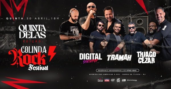 QUINTA DELAS: ROCK FESTIVAL (30/04) (foto do evento)