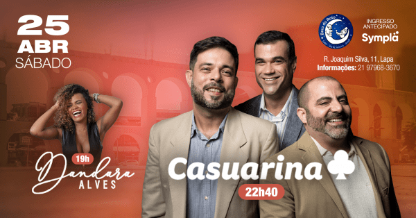 Casuarina no Beco do Rato 25 e abril - sábado! (foto do evento)