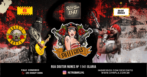 BANDA SWEET GUNS - RETRÔ BAR 1141 (foto do evento)