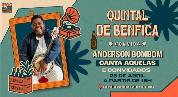 Quintal de Benfica apresenta  Anderson Bombom CANTA AQUELAS & Convidados (foto do evento)