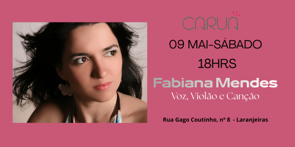 Fabiana Mendes - Voz, Violão e Canção (foto do evento)