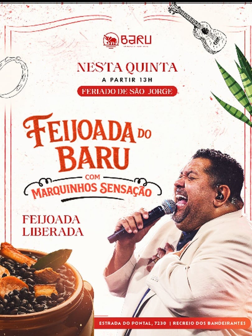 Feijoda do baru com marquinhos sensação (foto do evento)
