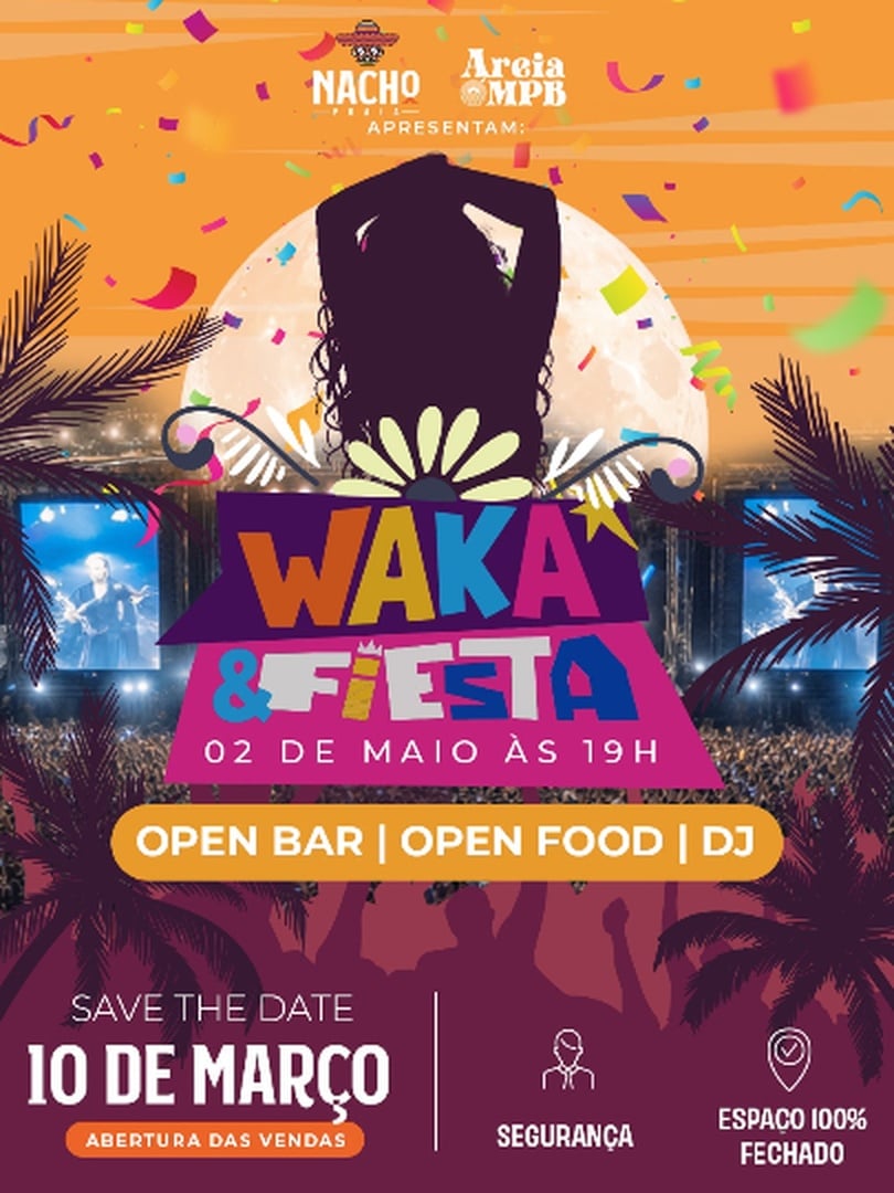 Waka & Fiesta - Quiosque Areia MPB + Nacho (foto do evento)