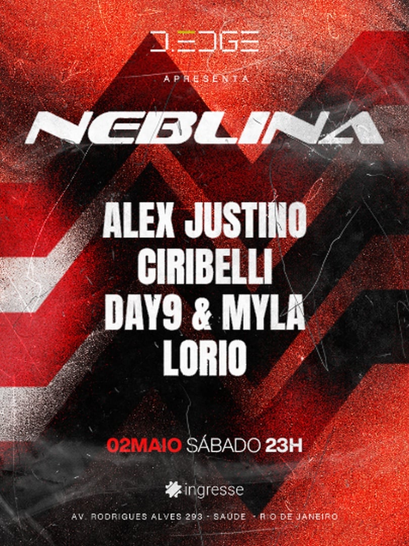 D-EDGE RIO apresenta  NEBLINA (foto do evento)