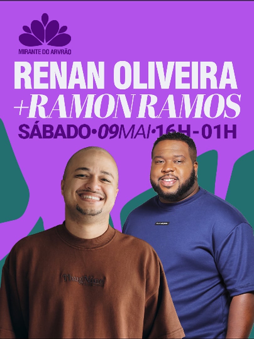 RENAN OLIVEIRA + RAMON RAMOS no Mirante do Arvrão (foto do evento)