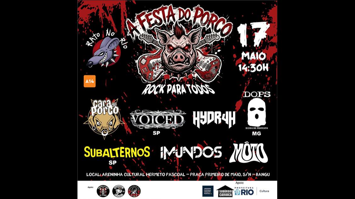 Rato no Rio, Apresenta: A Festa do Porco (foto do evento)