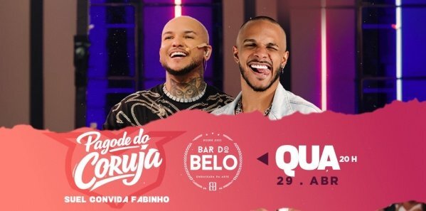 Bar do belo apresenta: pagode do coruja (suel convida fabinho) (foto do evento)