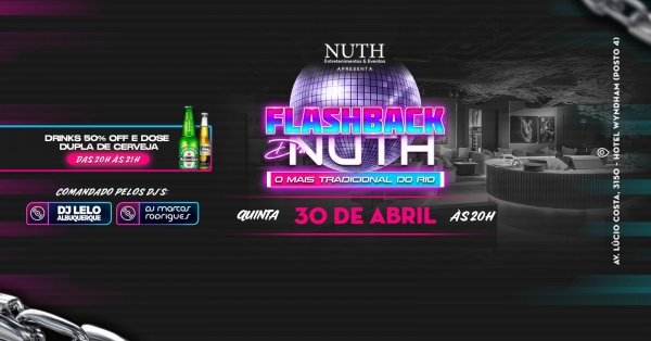 Flashback da nuth - véspera de feriado (foto do evento)