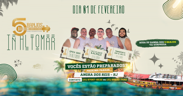 5 Banjos In AltoMar (foto do evento)
