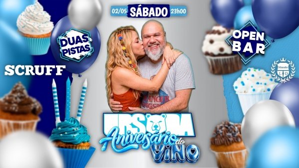 URSADA B-Day do Vino 02/05 (SÁBADO) MEGA OPEN BAR (LAPA) (foto do evento)