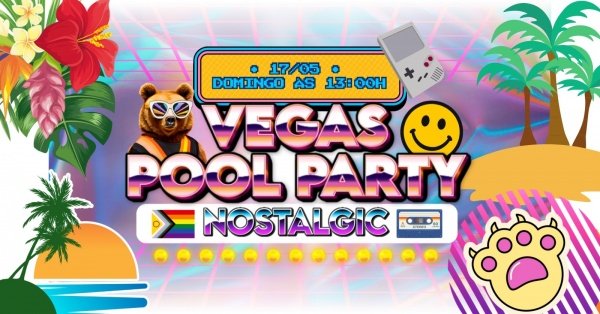 Vegas pool party - nostalgic (open cooler) (foto do evento)