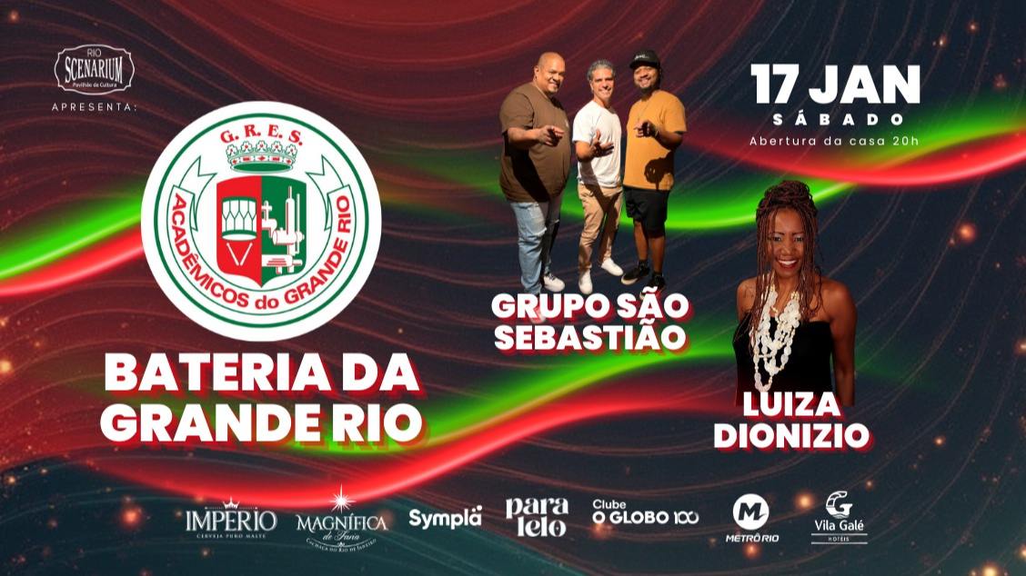 BATERIA DA GRANDE RIO NO RIO SCENARIUM  17.01 (foto do evento)