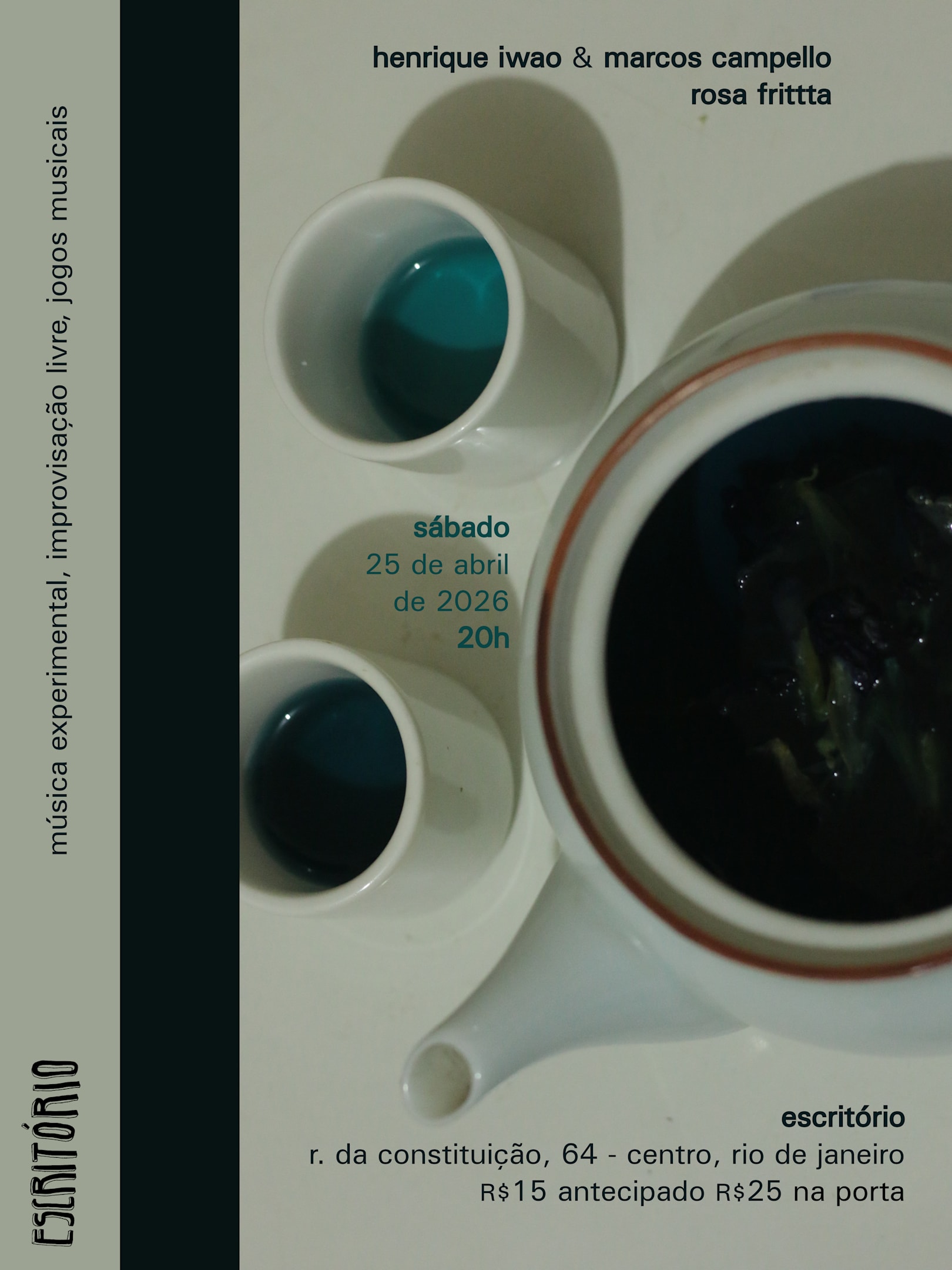 Henrique Iwao + Rosa Frittta No Escritório (foto do evento)