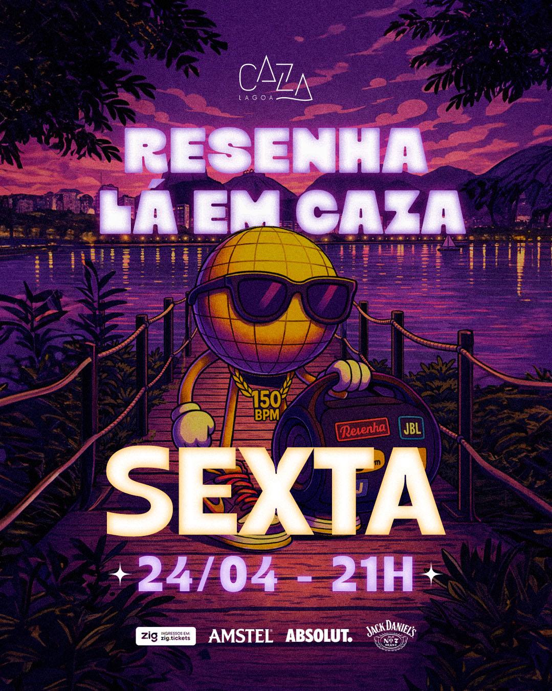 Resenha la em Caza c/ Rogerinho do Querô - 24/04 (foto do evento)