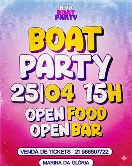 Nyx boat party feriado (foto do evento)