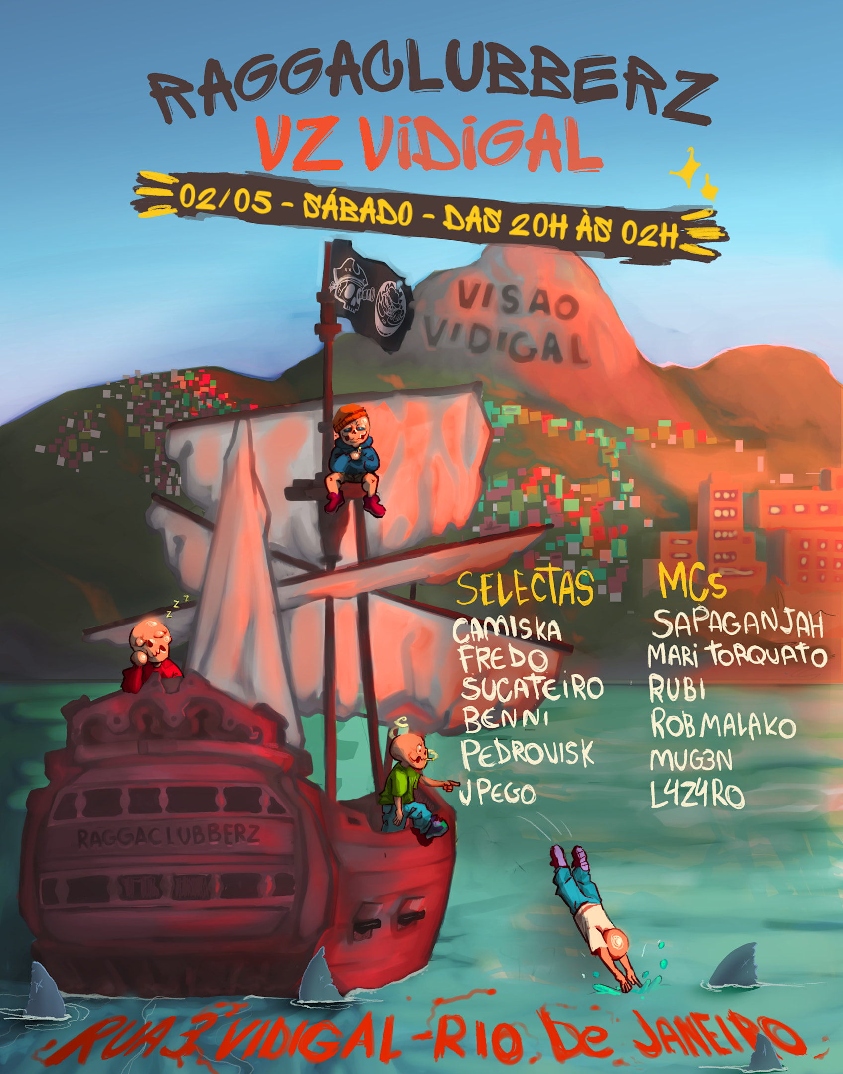 Raggaclubberz Vz Vidigal - Rj (foto do evento)