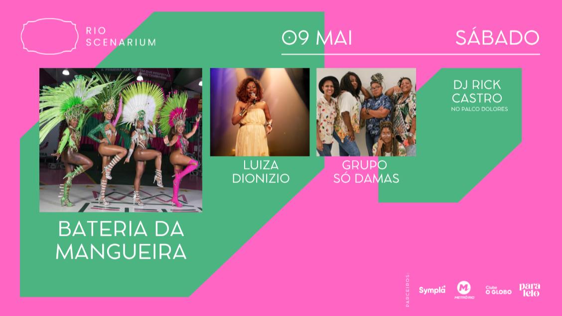 Bateria da primeira estação de mangueira no rio scenarium  09.05 (foto do evento)