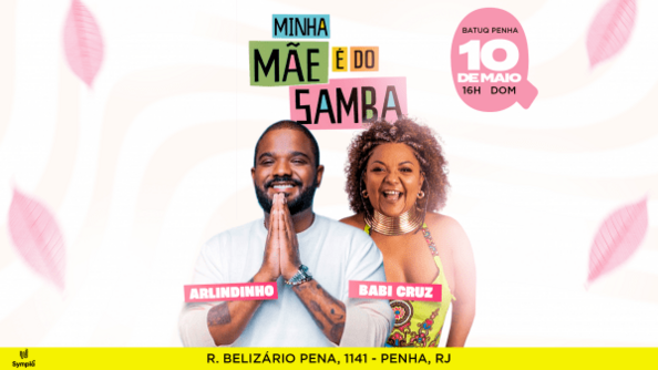 ARLINDINHO convida BABI CRUZ na BATUQ!! (foto do evento)