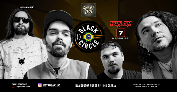 BANDA BLACK CIRCLE (ESPECIAL PEARL JAM) - RETRÔ BAR (foto do evento)