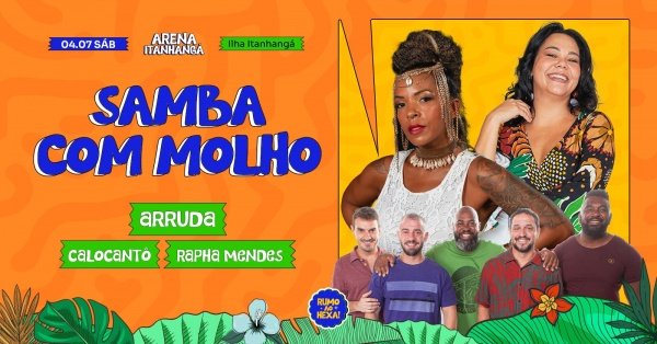 Arena itanhangá | samba com molho - 04/07 (foto do evento)