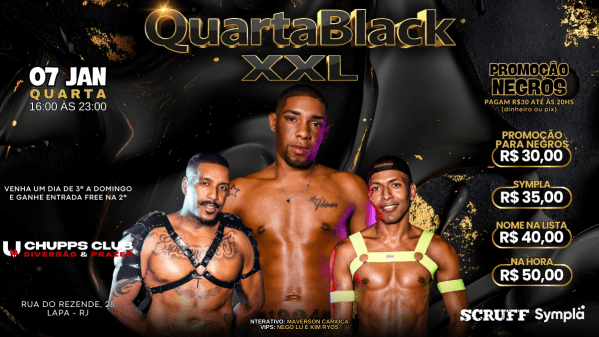 QUARTA BLACK XXL (foto do evento)