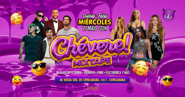 Fiesta Latina ¡CHÉVERE! | Quarta-feira 27 maio  | Copacabana | TAU (foto do evento)