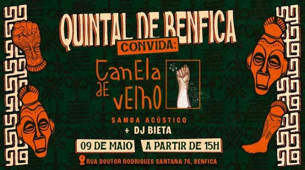 Canela de Velho &  DJ Bieta no Quintal de Benfica (foto do evento)
