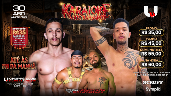 K@r@ioke dos barbudos (foto do evento)