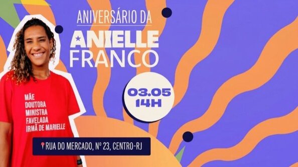 Festa de Aniversário da Anielle Franco (foto do evento)