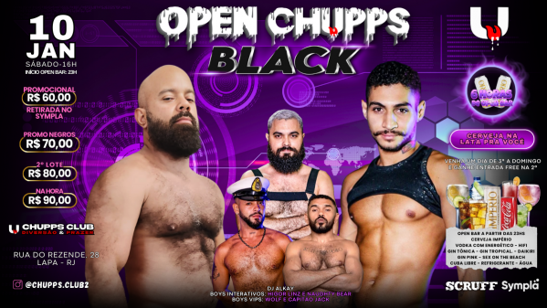OPEN CHUPPS BLACK (foto do evento)