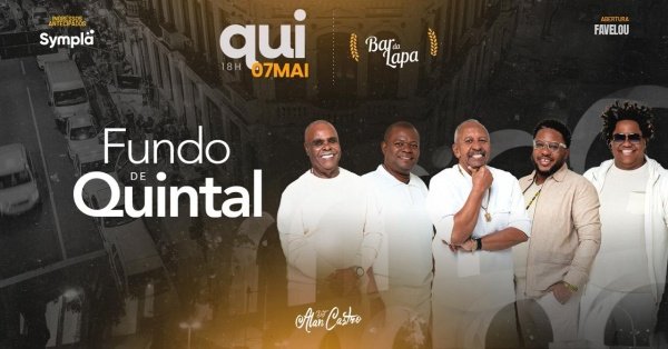 Fundo de quintal no bar da lapa (foto do evento)