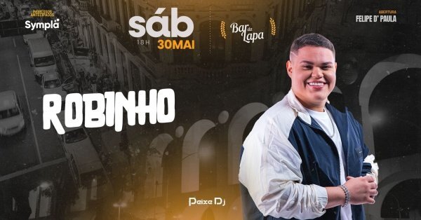 Robinho no bar da lapa (foto do evento)