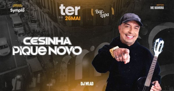 Cesinha no bar da lapa (foto do evento)