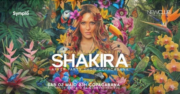 After party oficial shakira - new club copacabana (foto do evento)