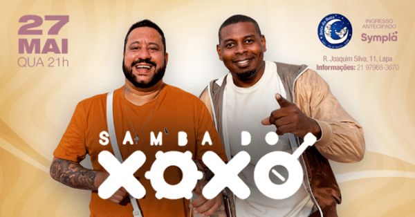 Samba do xoxó e convidados beco do rato 27/05 21h - quarta feira (foto do evento)
