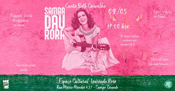 Samba D'Aurora canta Beth Carvalho (foto do evento)
