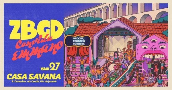 Zé Bigode Orquestra na Casa Savana (foto do evento)