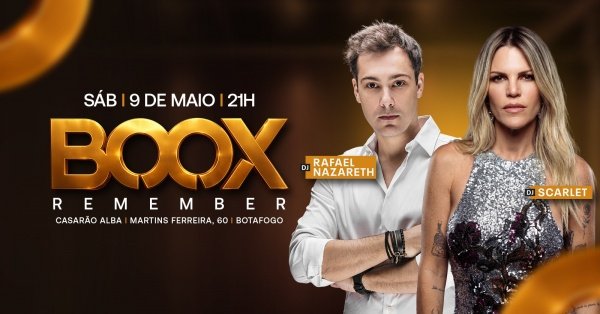 Boox Remember Party  - Sábado 9 maio no Alba (foto do evento)