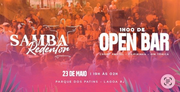 Samba redentor - data extra (foto do evento)