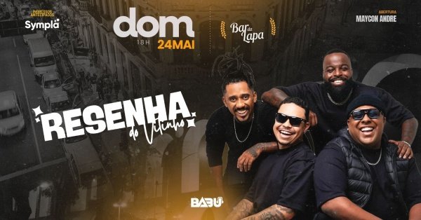 Resenha do vitinho no bar da lapa (foto do evento)