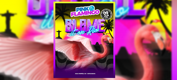 Pink Flamingo | Blame it On Rio |Sexta  , 09 de Janeiro (foto do evento)