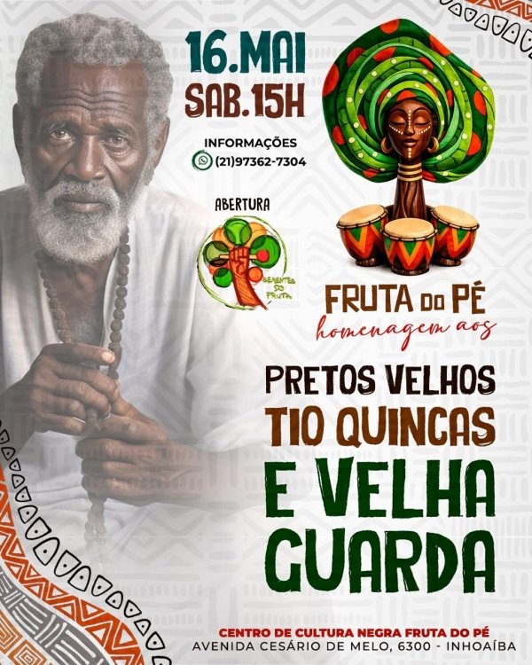 Fruta do Pé homenagem aos Pretos Velhos (foto do evento)