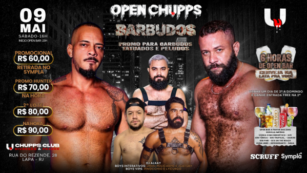 Open chupps - barbudos (foto do evento)