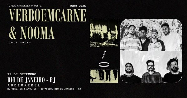 verboemcarne + Nooma no Rio de Janeiro (foto do evento)