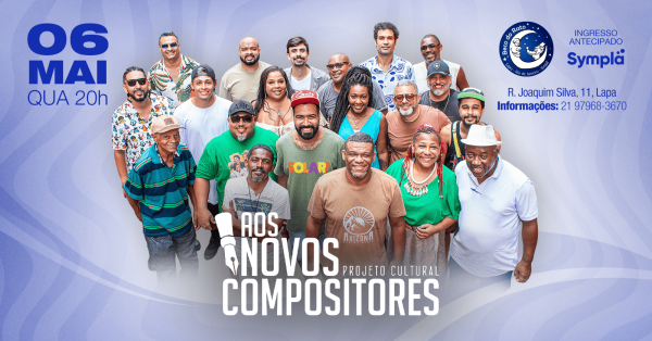 Roda de samba do aos novos compositores (foto do evento)