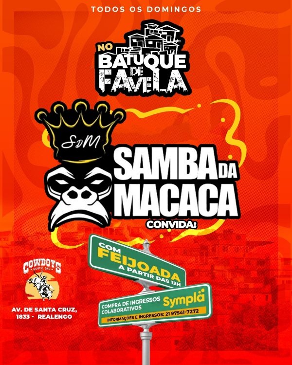 No Batuque de Favela (foto do evento)
