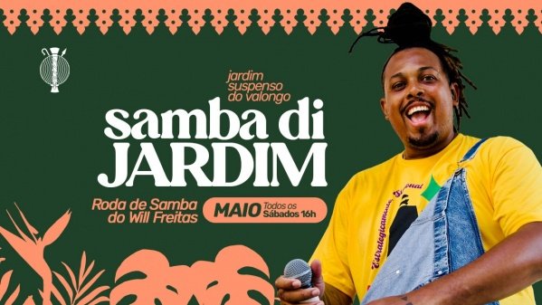Samba di jardim com a roda de wil freitas (foto do evento)