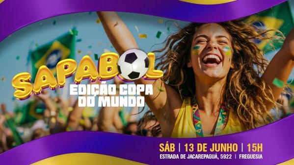 Sapabol: Edição Copa do Mundo | 10 horas de evento + Futebol feminino (foto do evento)