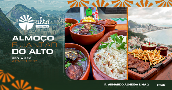 ALMOÇO E  JANTAR COM MÚSICA AMBIENTE NO ALTO VIDIGAL BRASIL (foto do evento)