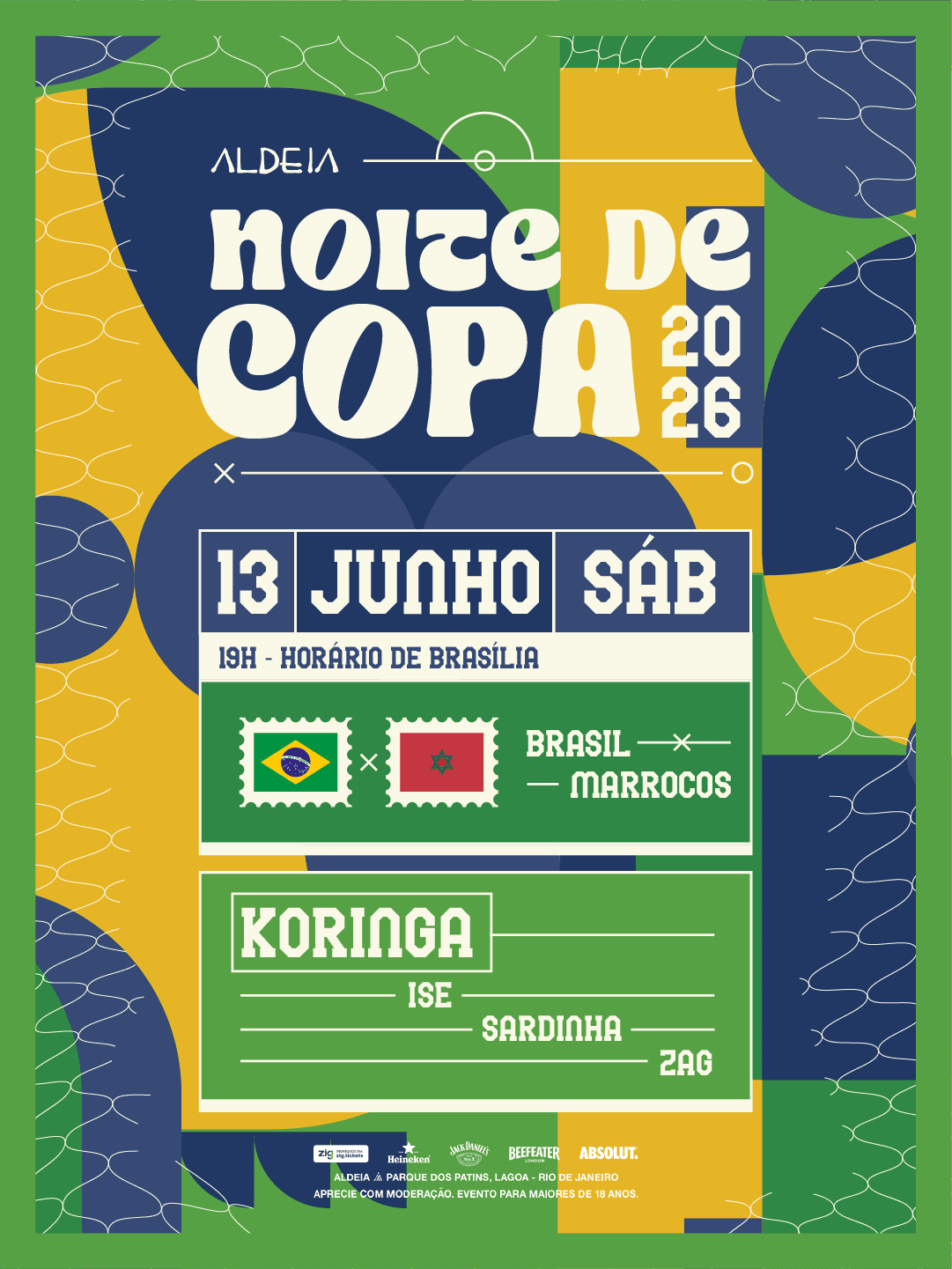 NOITE DE COPA - Aldeia Lagoa - 13/06 (foto do evento)